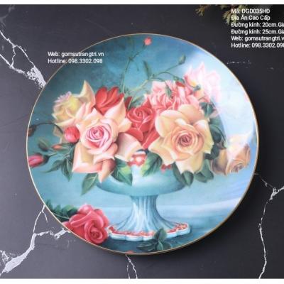 ĐĨA ĂN CAO CẤP HỌA TIÊT CHIM HOA